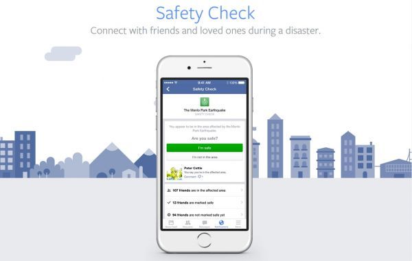 Ήρθε το "Safety Check"- Δηλώστε ασφαλής στο Facebook σε περίπτωση φυσικής καταστροφής