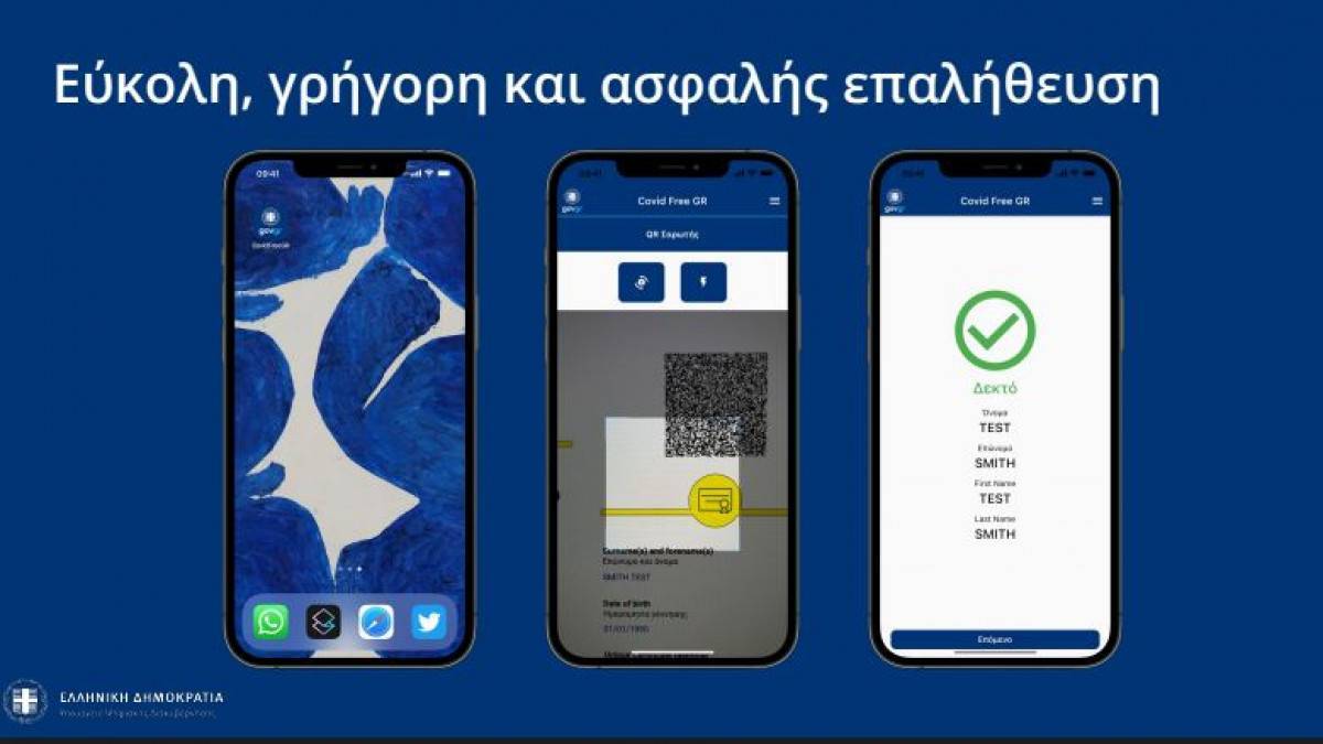 «Κλειδί» η εφαρμογή «Covid Free GR» για κλειστούς χώρους-Πώς λειτουργεί