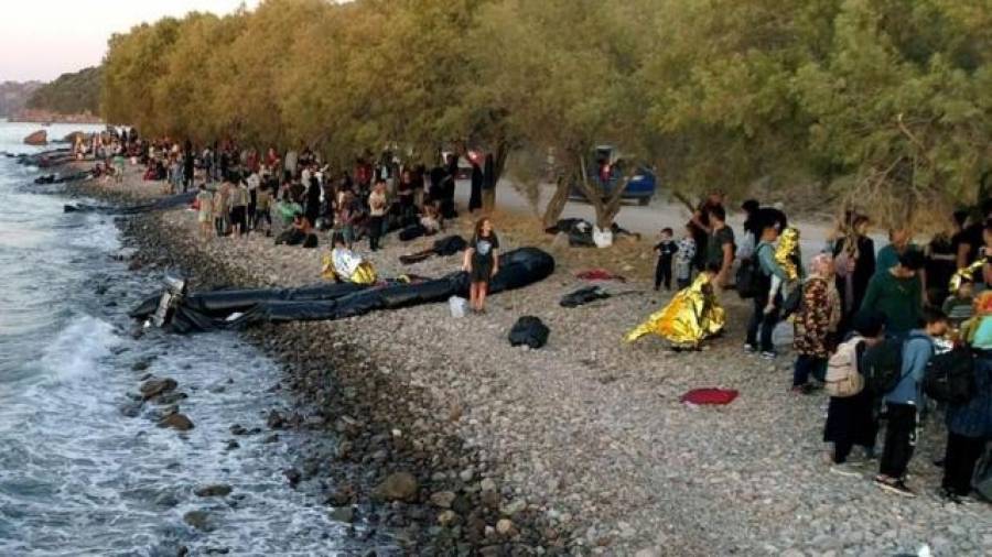 Δύο λέμβοι με 58 μετανάστες στη Λέσβο-Μεταφέρθηκαν σε δομή καραντίνας 