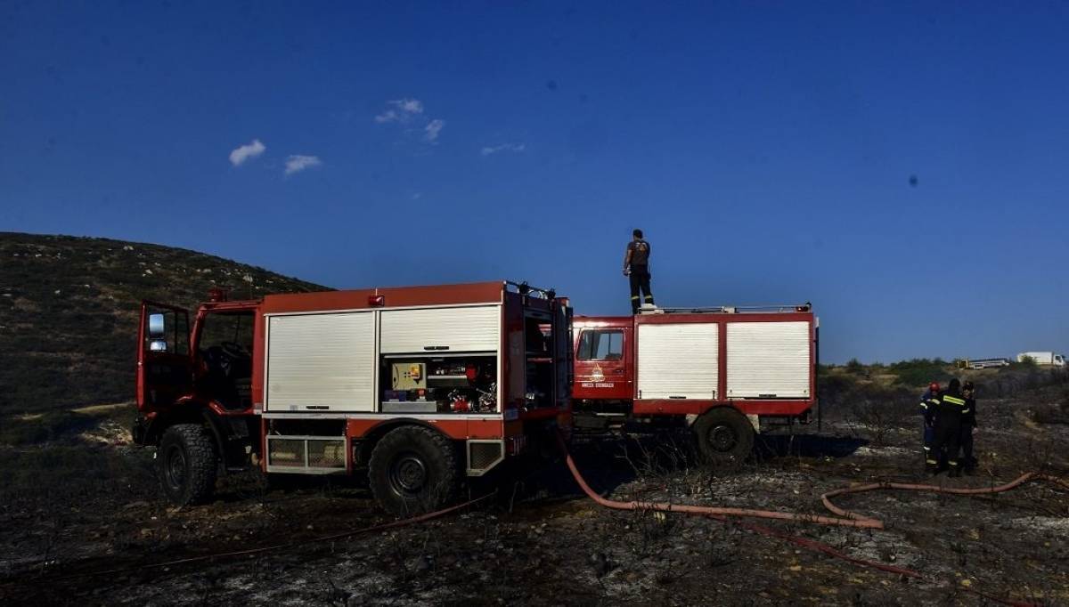 Πυρκαγιά στο ρέμα Κοκκιναρά στην Κηφισιά