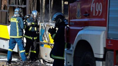 Φωτιά σε λεωφορείο της ΕΘΕΛ στου Ρέντη-Απομακρύνθηκαν οι επιβάτες