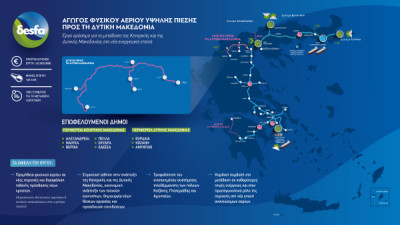 ΔΕΣΦΑ: Εκκίνηση του αγωγού προς τη Δυτ. Μακεδονία-Επένδυση και χρονοδιάγραμμα