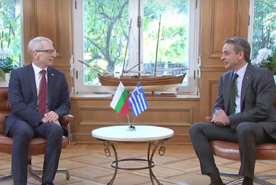 Ενέργεια-μεταφορές στo επίκεντρο της συνάντησης Μητσοτάκη με τον Βούλγαρο πρωθυπουργό